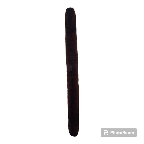 Mink Collar (brown) Extremely Soft. real mink fur VINTAGE Size 40x4 in - Picture 12 of 12